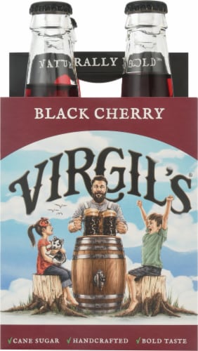 Virgil's Black Cherry Cream Soda Perspective: back