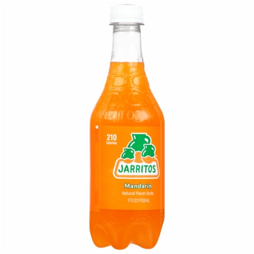 Jarritos Natural Flavor Mandarin Soda 17.7 fl oz Perspective: back