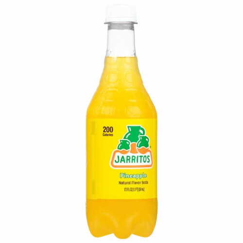 Jarritos Natural Flavor Pineapple Soda 17.7 fl oz Perspective: back