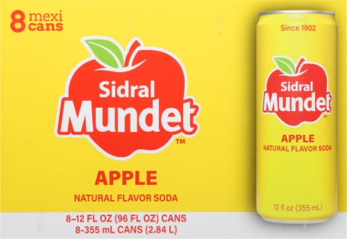 Sidral Mundet Apple Soda Cans Perspective: back