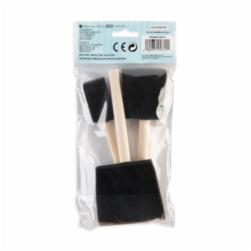 Royal Crafter's Choice™ Foam Brushes Perspective: back