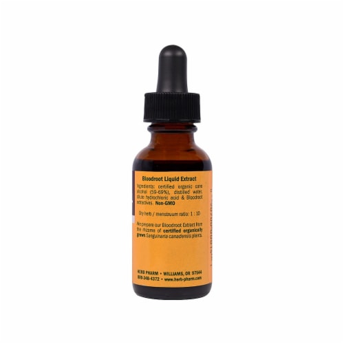 Herb Pharm™ Bloodroot Whole Rhizome Herbal Supplement Perspective: back