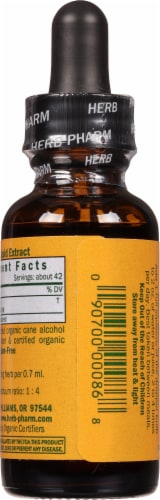 Herb Pharm Linden Liquid Herbal Supplement Perspective: back