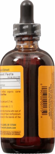 Herb Pharm® Kava Nervous System Herbal Supplement Perspective: back