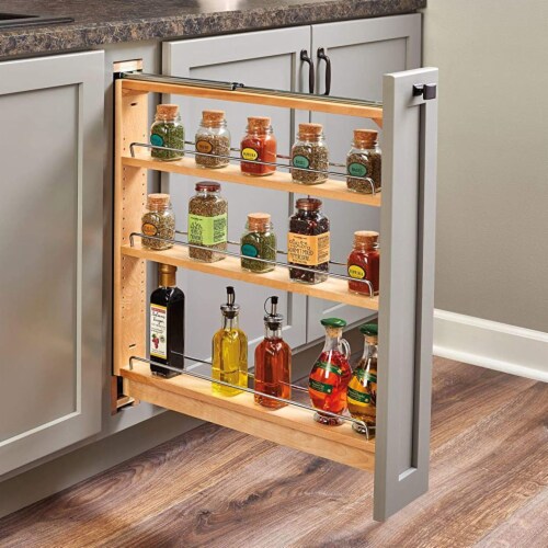 Pull out spice rack for 9 inch base cabinet best sale
