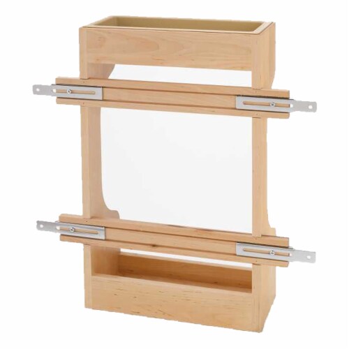 Rev-A-Shelf Door Mount Sink Base Cabinet Storage Organizer, Wood