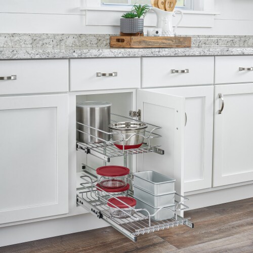 Rev-A-Shelf Kitchen Cabinet Pull Out Shelf Organizer, 21 x 22 In,  5WB2-2122CR-1, 21 x 22 - Fred Meyer