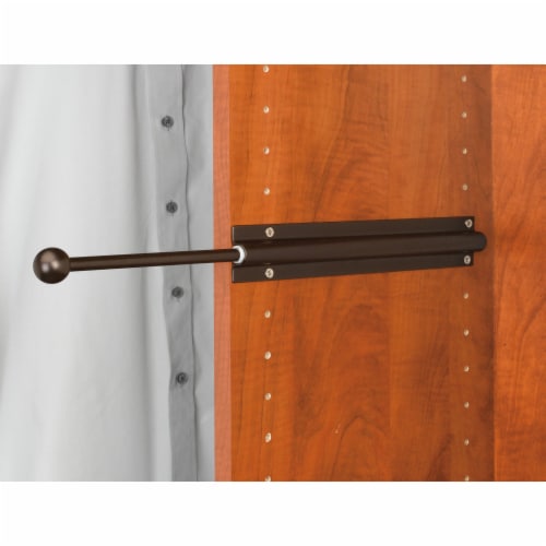 Heavy Duty Extendable Pull Out Closet Rod - Closet Clothes