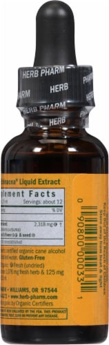 Herb Pharm® Super Echinacea® Immune Support Herbal Supplement Perspective: back
