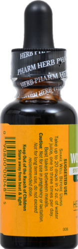 Herb Pharm Wormwood Herbal Supplement Perspective: back