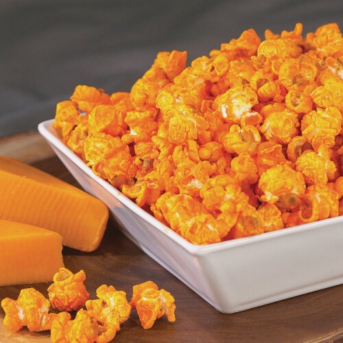 Gold Medal Gourmet 6.6 Oz. Cheddar Cheese Popcorn 3736 Perspective: back