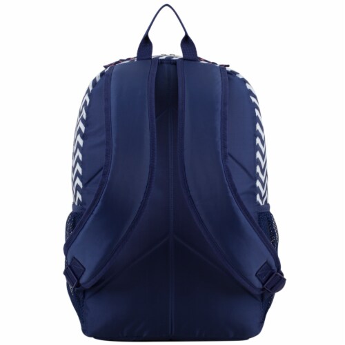 Fuel Triple Decker Backpack - Black/White Chevron Perspective: back