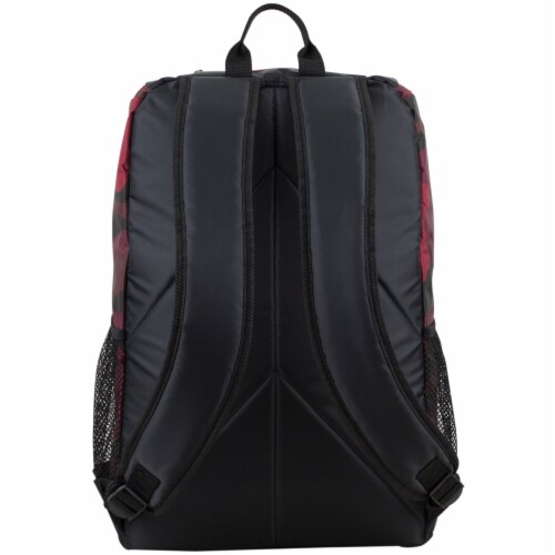 Fuel Wide Mouth Bungee Backpack - Red Camo Perspective: back