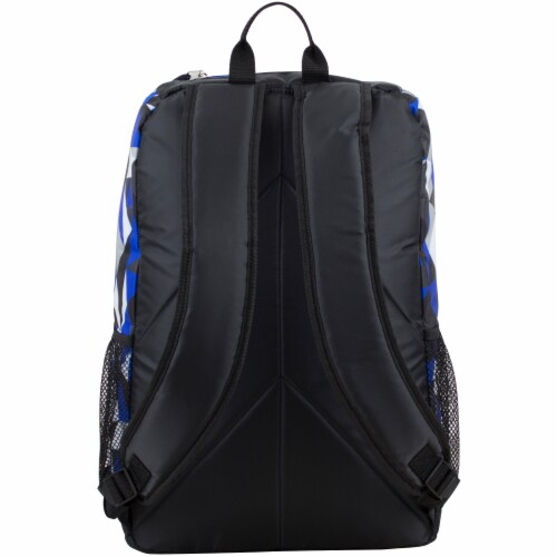 Fuel Wide Mouth Bungee Backpack - Cobalt Splash/Clear Perspective: back