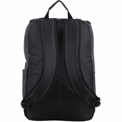 Fuel Wide Mouth Cargo Backpack - Black Chambray Perspective: back