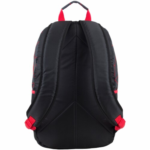 Fuel Deluxe Lunch Bag & Backpack Combo - Geometric Cracks Perspective: back