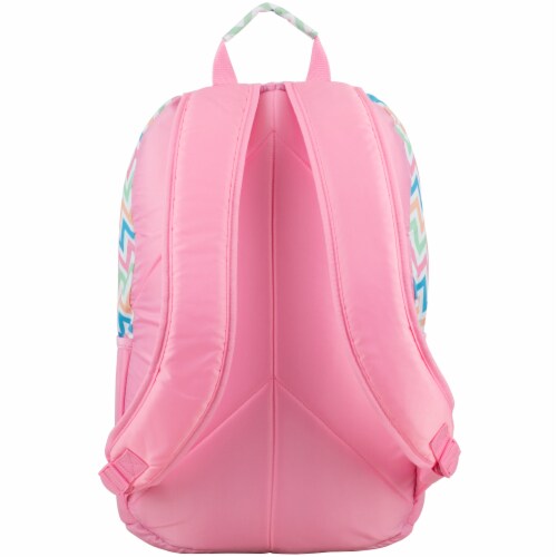 Fuel Deluxe Lunch Bag & Backpack Combo - Cotton Candy Chevron Perspective: back