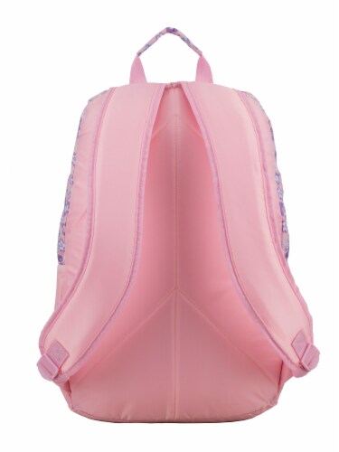 Fuel Deluxe Backpack/Lunch Bag Combo - Pink/Purple Perspective: back