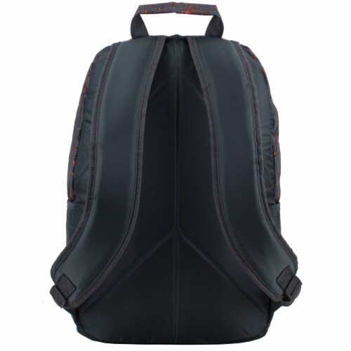 Fuel Deluxe Backpack/Lunch Bag Combo - Black/Orange Perspective: back
