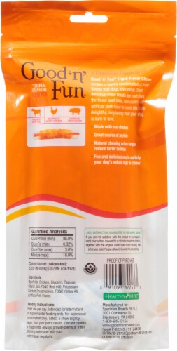 Good 'n' Fun® Triple Flavor Chews Perspective: back