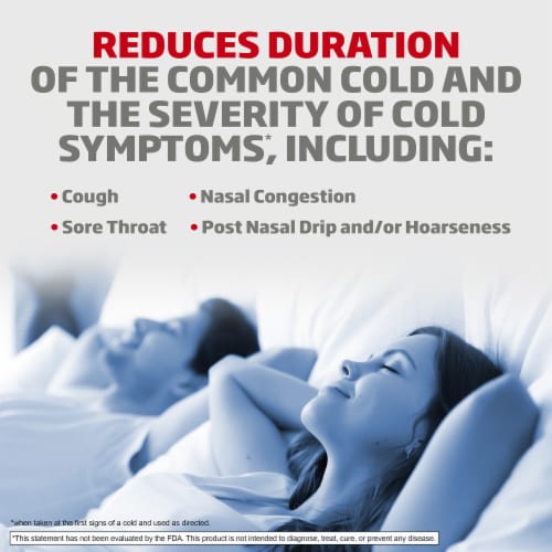 Cold-EEZE Plus Defense Natural Citrus with Elderberry Homeopathic Cold Remedy Zinc Lozenges Perspective: back