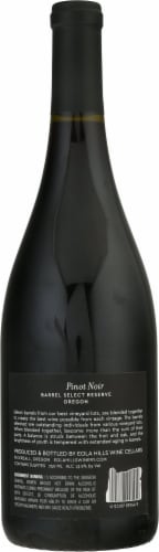 Eola Hills Pinot Noir Perspective: back