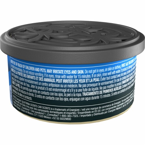 California Scents Newport New Car Car Air Freshener Can Perspective: back