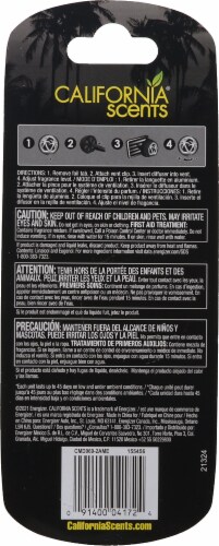 California Scents Ice Car Air Freshener Perspective: back