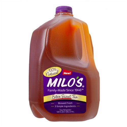 Milo's® Extra Sweet Iced Tea Carton Perspective: back
