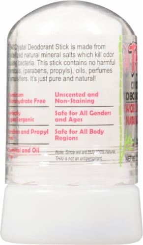 Thai Crystal Deodorant Stick Perspective: back