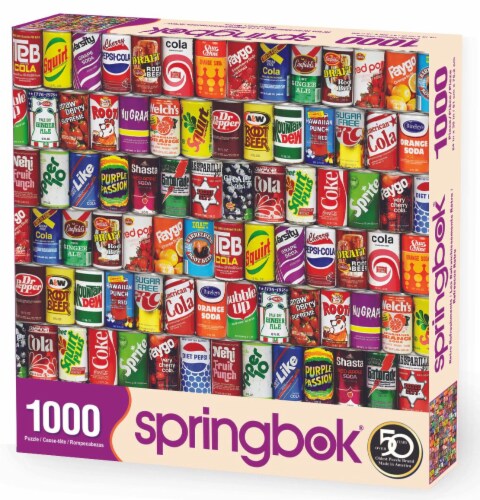 Springbok's 1000 Piece Jigsaw Puzzle Retro Refreshments - Made in USA ...
