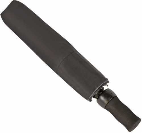 ShedRain Windjammer® Jumbo Auto-Open Compact Umbrella - Black Perspective: back
