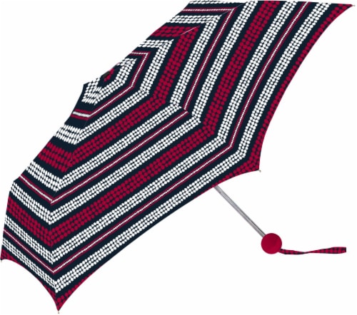 ShedRain RainEssentials Manual Compact Umbrella - Adrian Red Perspective: back