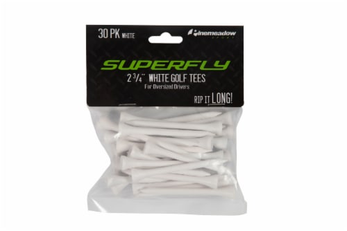 Pinemeadow SuperFly Golf Tees - 30 Pack - White Perspective: back