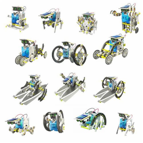 OWI  14-in-1 Solar Robot Perspective: back