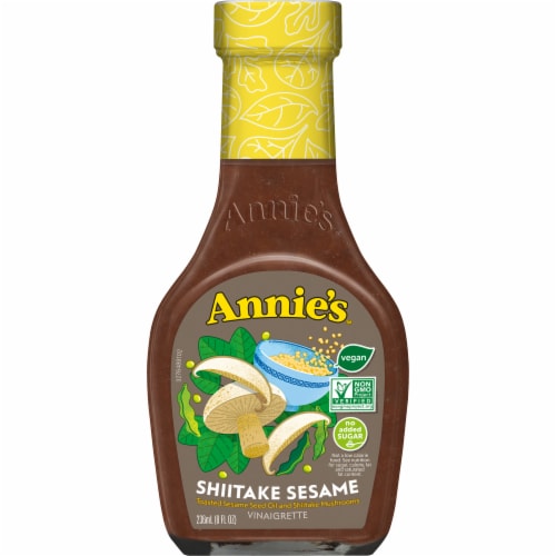 Annie's™ Vegan Shiitake Sesame Vinaigrette Salad Dressing Perspective: back