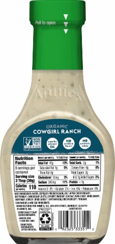 Annie's™ Homegrown Organic Cowgirl Ranch Dressing Perspective: back