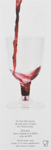 Sensations Wine Glass - Clear Perspective: back