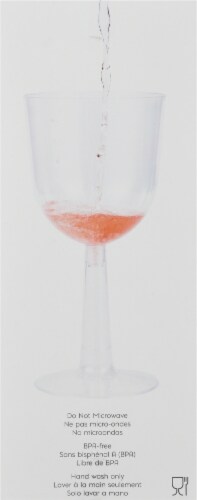 Sensations Wine Glass - Clear Perspective: back