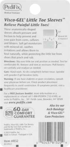 PediFix® Visco-GEL® Little Toe Sleeves Perspective: back