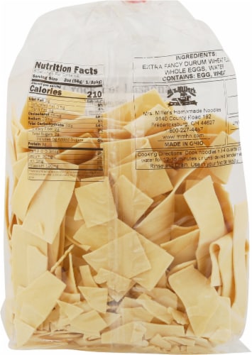 Mrs Miller's Old Fashioned Homemade Extra Wide Noodles Perspective: back
