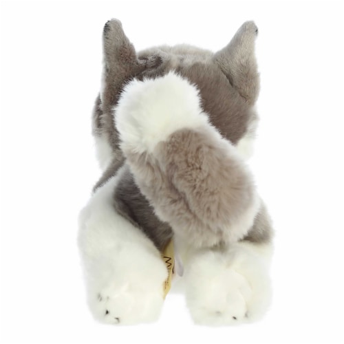 Aurora Medium Gray Miyoni 11 inches Husky Adorable Stuffed Animal, One Size - Fred Meyer
