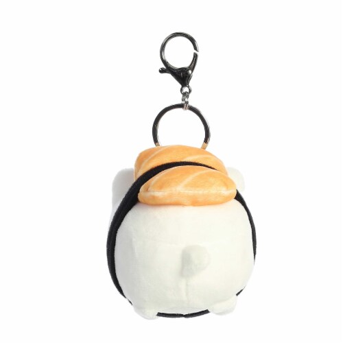 Aurora Mini White Tasty Peach 3.5 inches Salmon Sushi Meowchi Keychain ...