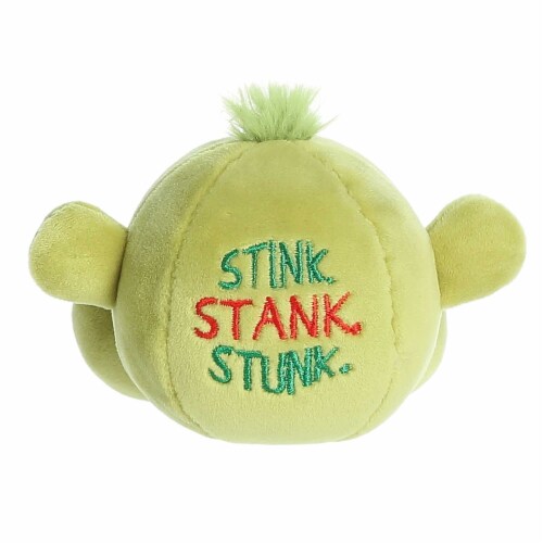 Aurora Mini Green Dr. Seuss Stress Ball Grinch 3.5 inches Stink Stank Stunk Stuffed Animal, One ...