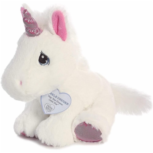 Sparkle Unicorn 8 inch - Baby Stuffed Animal by Precious Moments (15713) Perspective: back