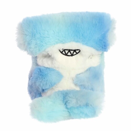 Aurora Mini Blue Rolly Pet 5 inch Hamish Hammerhead Shark Playful Stuffed Animal, One Size ...