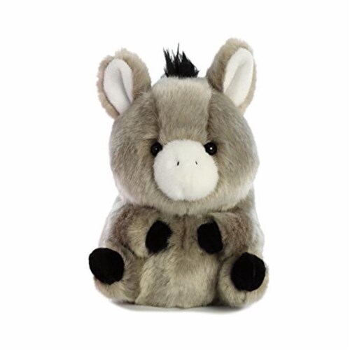 Aurora World Rolly Pet Bray Donkey Plush Perspective: back