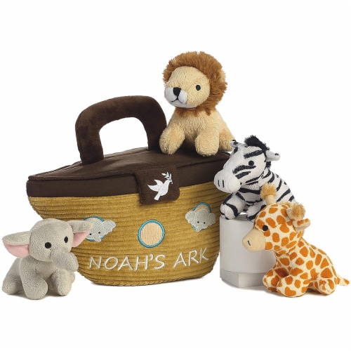 Noah's Ark Plush Playset for Baby by Aurora - 20808 Perspective: back