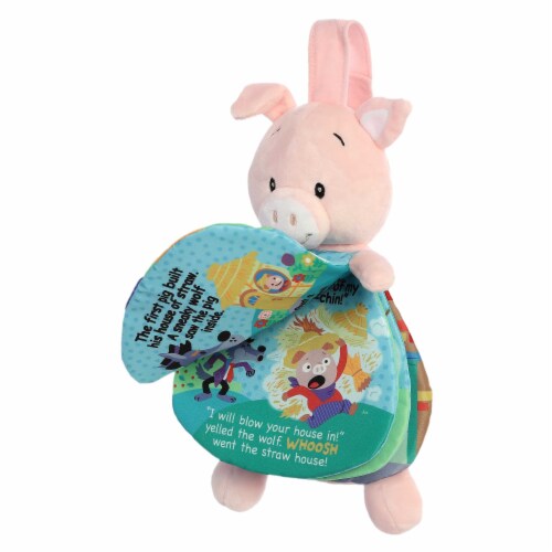 ebba Small Multicolor Story Pals 9 inch 3 Little Pigs Engaging Baby Stuffed Animal Perspective: back