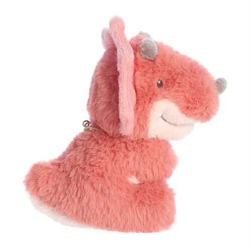 ebba Small Pink Eco ebba 5.5 inch Tai Tricera Rattle Eco-Friendly Baby ...